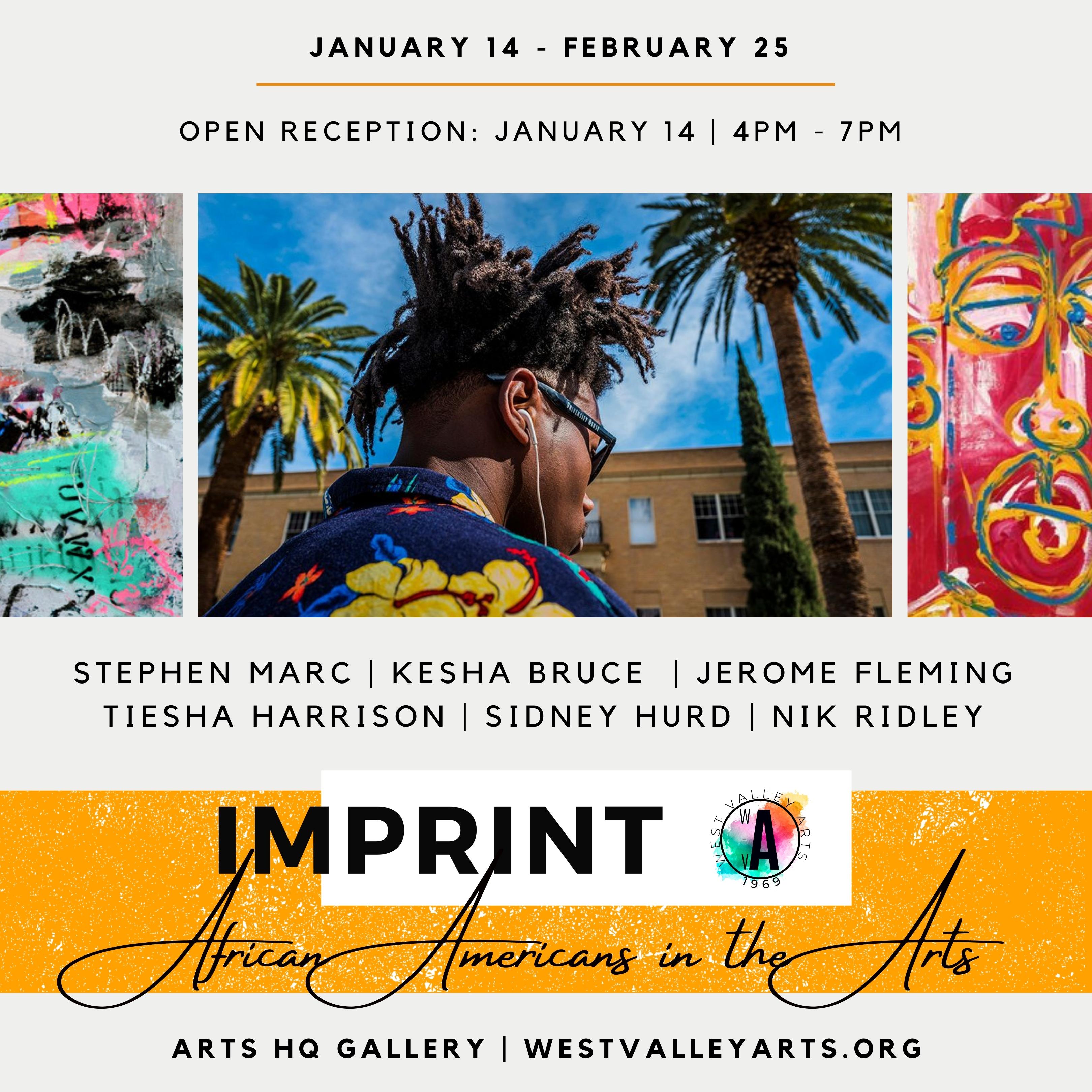 IMPRINT African Americans in the Arts West Valley Arts Council
